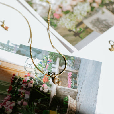 CZ Letter Necklace - Jillian Leigh Jewellery - necklaces