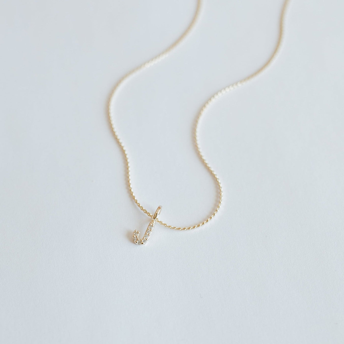 CZ Letter Necklace - Jillian Leigh Jewellery - necklaces