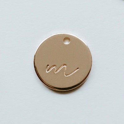 Additional Round Initial Charm - Jillian Leigh Jewellery - necklaces