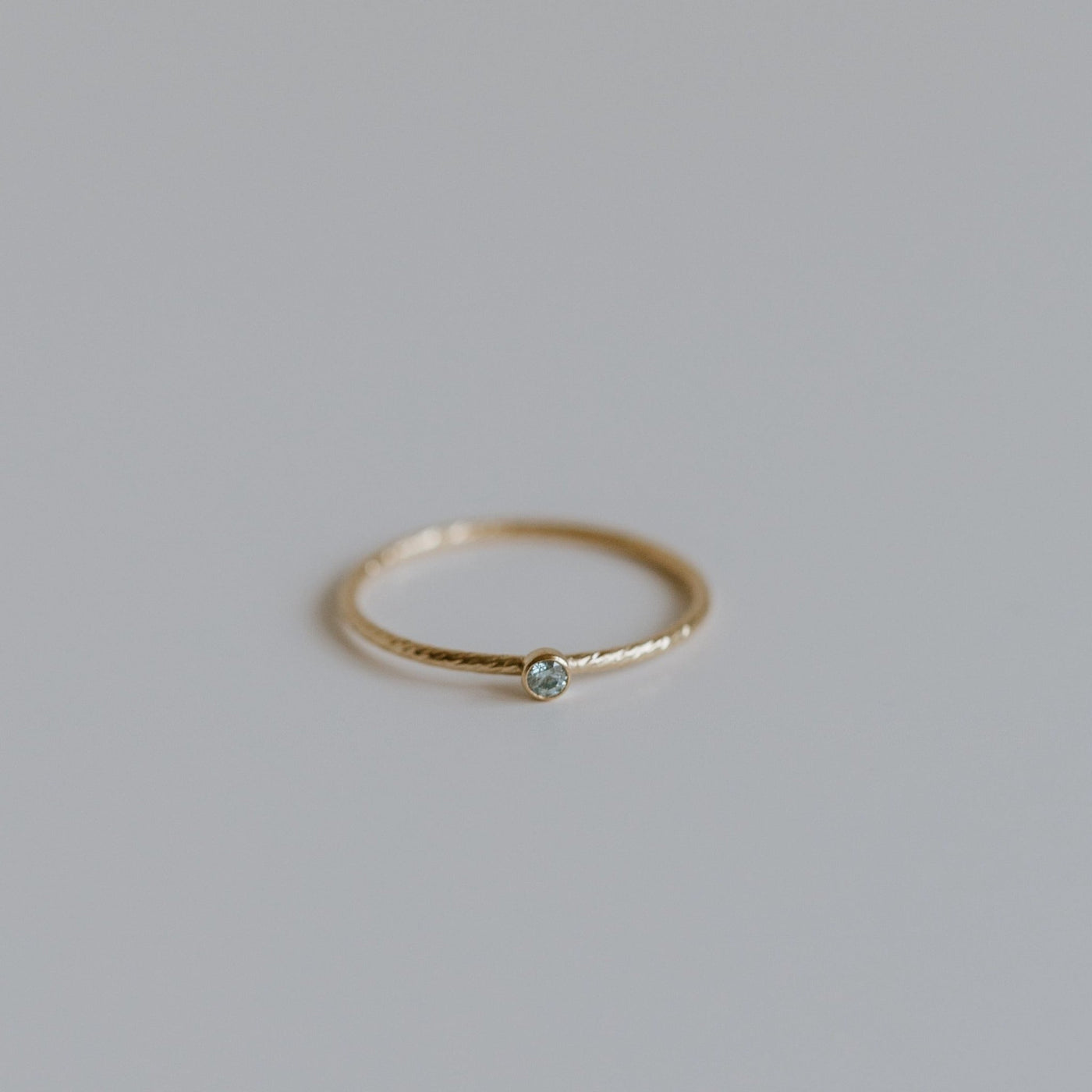 Aquamarine Twist Ring - Jillian Leigh Jewellery - Rings