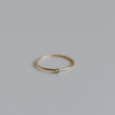 Aquamarine Twist Ring - Jillian Leigh Jewellery - Rings